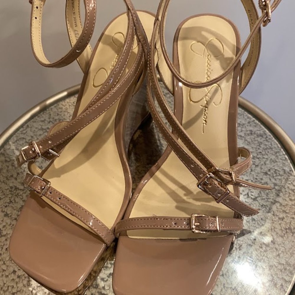 Jessica Simpson Women's Wedge Shoes - NWOT Size 6 1/2 - Picture 6 of 7